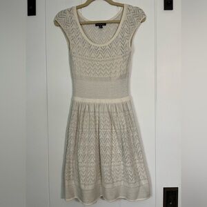 American Eagle Outfitters Cream Mini Dress
